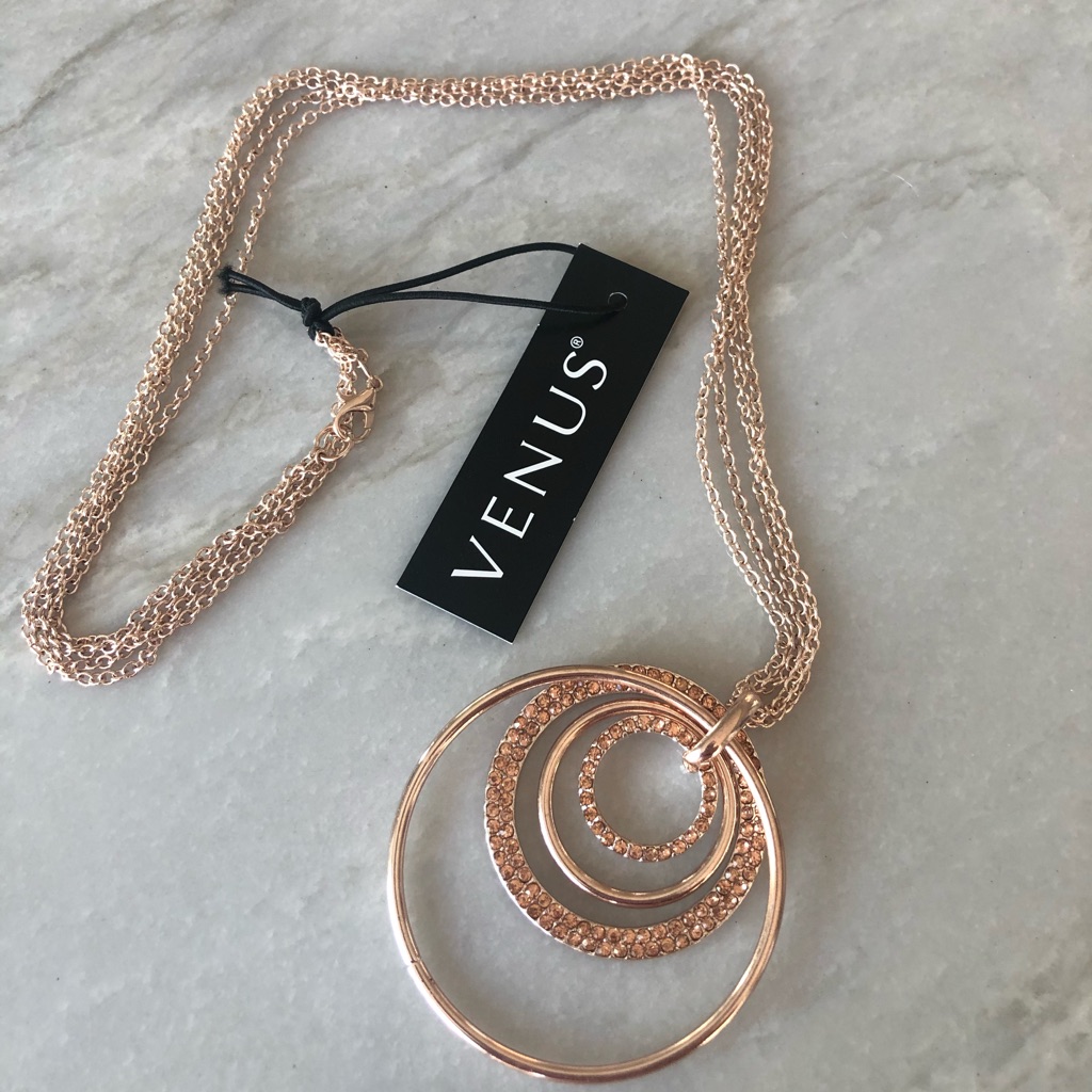 Rose Gold Long Necklace
